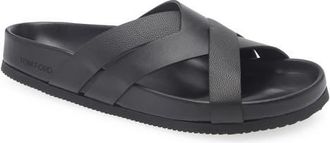 Tom Ford Slide Sandal in Black at Nordstrom, Size 13Us