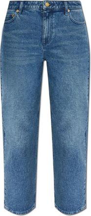 Michael Kors Straight-leg jeans - Dames - Cropped Jeans - Blauw - L - Denim - Jeans