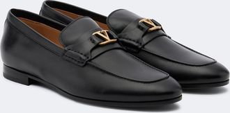 Valentino Garavani Mocasines penny de piel con VLogo