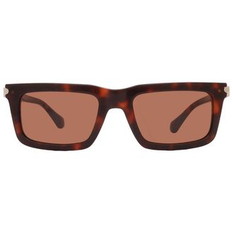 Ferragamo Brown Rectangular Mens Sunglasses SF2015S 242 53