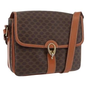 Celine Pre-owned Cross Body Bags, female, Brown, Size: ONE SIZE Pre-owned Vintage Shoulder Bag
