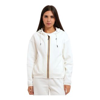 K-Way Sudadera de forro polar cepillado Lara - Sweatshirts & Hoodies - Mujer - Blanco - M