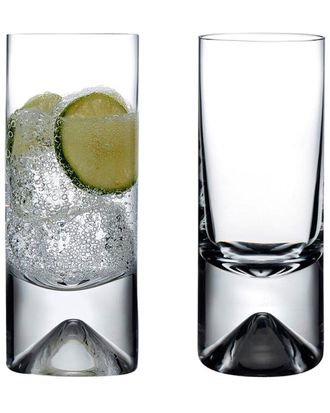 Nude Glass No.9 High Ball Glasses (Set Of 2)