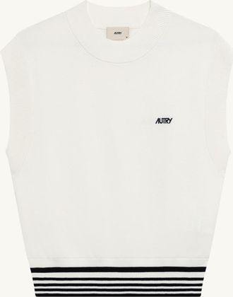 Autry KNITTED VISCOSE TOP WOMAN