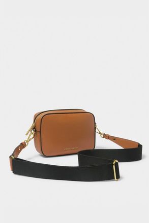 Katie Loxton Marni Mini Crossbody Bag in Cognac And Charcoal at Nordstrom