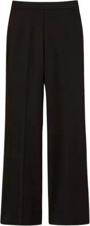 Twinset Wide Broeken - Dames - Wijde Broeken - Zwart - XS - Broeken