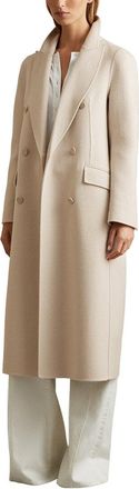 Reiss Maeve Double-Bersted Blindseam Wool-Blend Coat