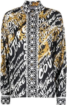 Versace Jeans Couture Long Sleeve Tops - Dames - Overhemden - Veelkleurig - S - Overhemden