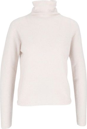 Antonelli Soft Folded Collar Long-Sleeve Turtleneck Sweater