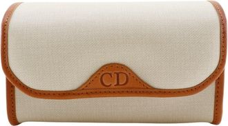 Dior Off-White Pvc Pouch (Pre-Owned)