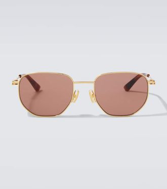 Bottega Veneta Split round sunglasses