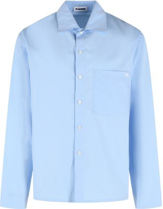Jil Sander Light Blue Cotton Shirt