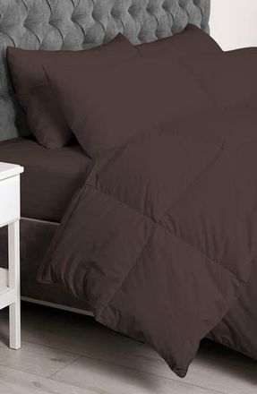 Luxury Home Microfiber 6-Piece Comforter Set in Chocolate at Nordstrom Rack, Size Queen