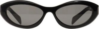 Prada Faceted Triangle Design Sunglasses