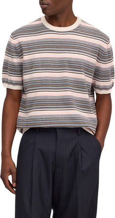 Nn.07 Danny Striped Tee in Multi Stripe at Nordstrom, Size Xx-Large