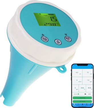 OEM Medidor Inteligente De Calidad Del Agua: Monitor Flotante Bluetooth 6 En 1 Para Piscinas, Spas Y Sistemas Hidrop&oacute;nicos: Mide El Ph, La Conductividad E