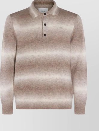 Nn.07 long sleeve crew sweater with ribbed cuffs and hem