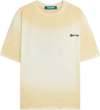 Barrow Grafisch T-shirt - Heren - T-shirts - Beige - M - Katoen - Tops
