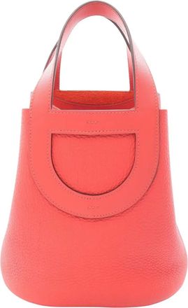 Herm&egrave;s Borsa a mano In The Loop 18 in pelle Swift e Clemence 2022 - Rosso