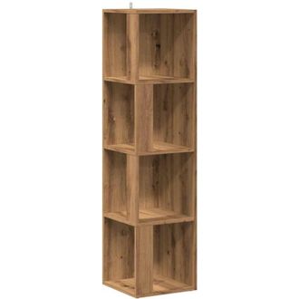 vidaXL Vidaxl - Corner Cabinet Artisan Oak 33x33x132 cm Engineered Wood