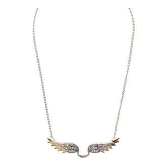 Zadig&Voltaire Collana Piuma Rock - - Accessories - Donna - Grigio - ONE SIZE