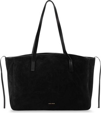 Manu Atelier Xl Du Jour Suede Shoulder Bag