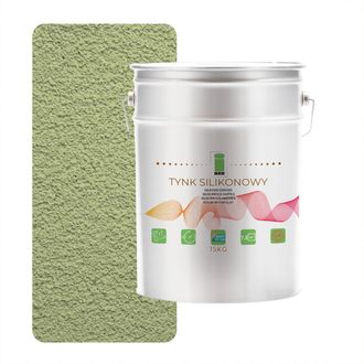 OEM Revestimiento Exterior De Silicona Para Fachadas, Color Verde Pistacho, 1,5 Mm, Calidad Premium, 15 Kg