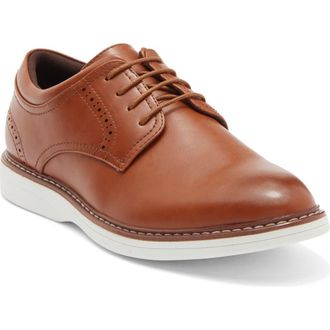 Rush by Gordon Rush Brogue Plain Toe Derby in Cognac at Nordstrom Rack, Size 10.5