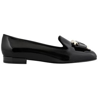 Ferragamo Ladies Black Loafers, US Size 4.5