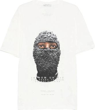 Ih Nom Uh Nit Graphic Print T-shirt met Ronde Hals - Heren - T-shirts - Wit - 2XL - Tops