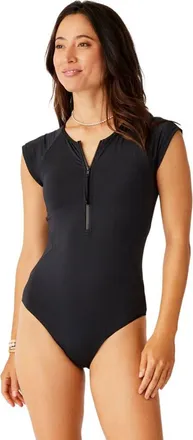 Carve Designs All Day One Piece Tall in Black at Nordstrom, Size Small