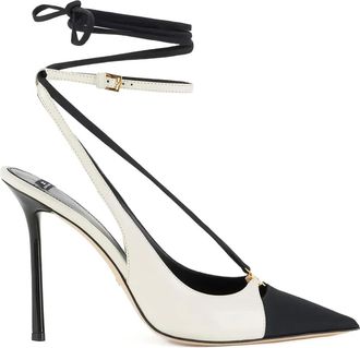 Elisabetta Franchi Tweekleurige pumps met stilettohak - Wit