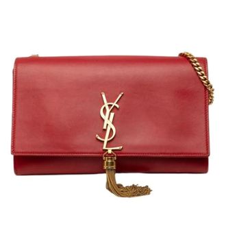 Saint Laurent Pre-owned Kate Schoudertas - Dames - Vintage Schoudertas - Rood - ONE Size - Leer - Vintage