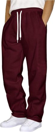 Generic 1/2 Pack Joggers for Men UK Tracksuit Jogging Bottoms Fleece blackJoggers Open Hem Sweatpants with Pockets Drawstring Trousers Gym Workout Loose Cargo