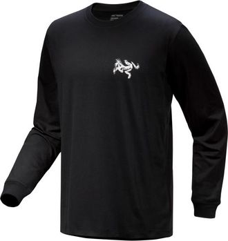 Arc'teryx Kragg SL Cotton Bird Tile L/S Longsleeve f&uuml;r Herren | schwarz