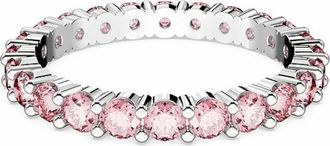 Swarovski Tijdloze Damen Ring- veelzijdig en stijlvol - Dames - Ringen - Roze - ONE Size - Accessoires