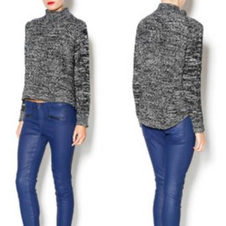 525 america Stacey Sweater In Black/white
