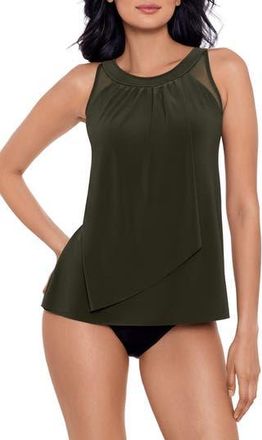 Miraclesuit Illusionists Ursula Underwire Swim Top in Nri at Nordstrom Rack, Size 14