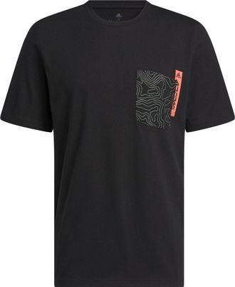 adidas City Escape Graphic Pocket Tee Black HR3003