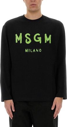 Msgm Cotton Sweatshirt
