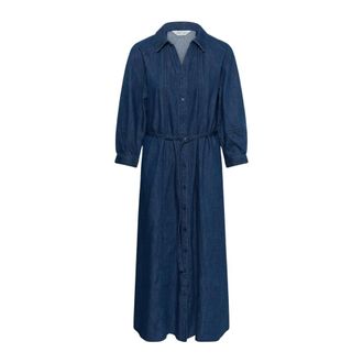 Part Two Shirt Dress - Dames - Jurken - Blauw - Maat: L Denim