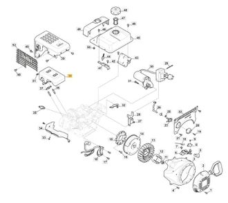 STIGA Sports Silenciador Original Stiga Para Motor Lc 170 Fds 118551321/0