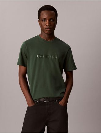 Calvin Klein Jeans Calvin Klein Mens Calvin Klein Logo Graphic Tee - Green - 2XL