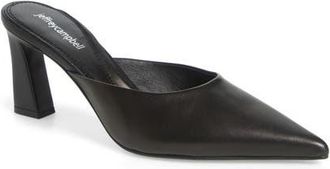 Jeffrey Campbell Unamused Pointed Toe Mule in Black at Nordstrom, Size 9.5