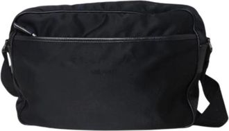Prada Pre-owned Vintage Nylon Shoulder Bag - unisex - Vintage Schoudertas - Zwart - ONE Size - Nylon - Vintage