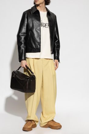 J.W.Anderson T-shirt With Logo, Mens, Cream