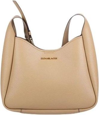 Michael Kors Birch Medium Pebbled Leather Messenger - Dames - Schoudertassen - Beige - ONE Size - Leer - Tassen