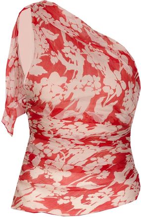 Victoria Beckham Blusa monospalla - Rosso
