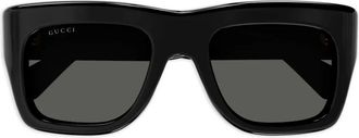 Gucci Occhiali da sole squadrati - Nero