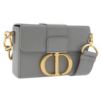 Dior Pre-owned Vintage Schoudertas - Dames - Pre-owned - Grijs - Maat: ONE Size Leer